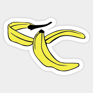 Banana Skin Sticker